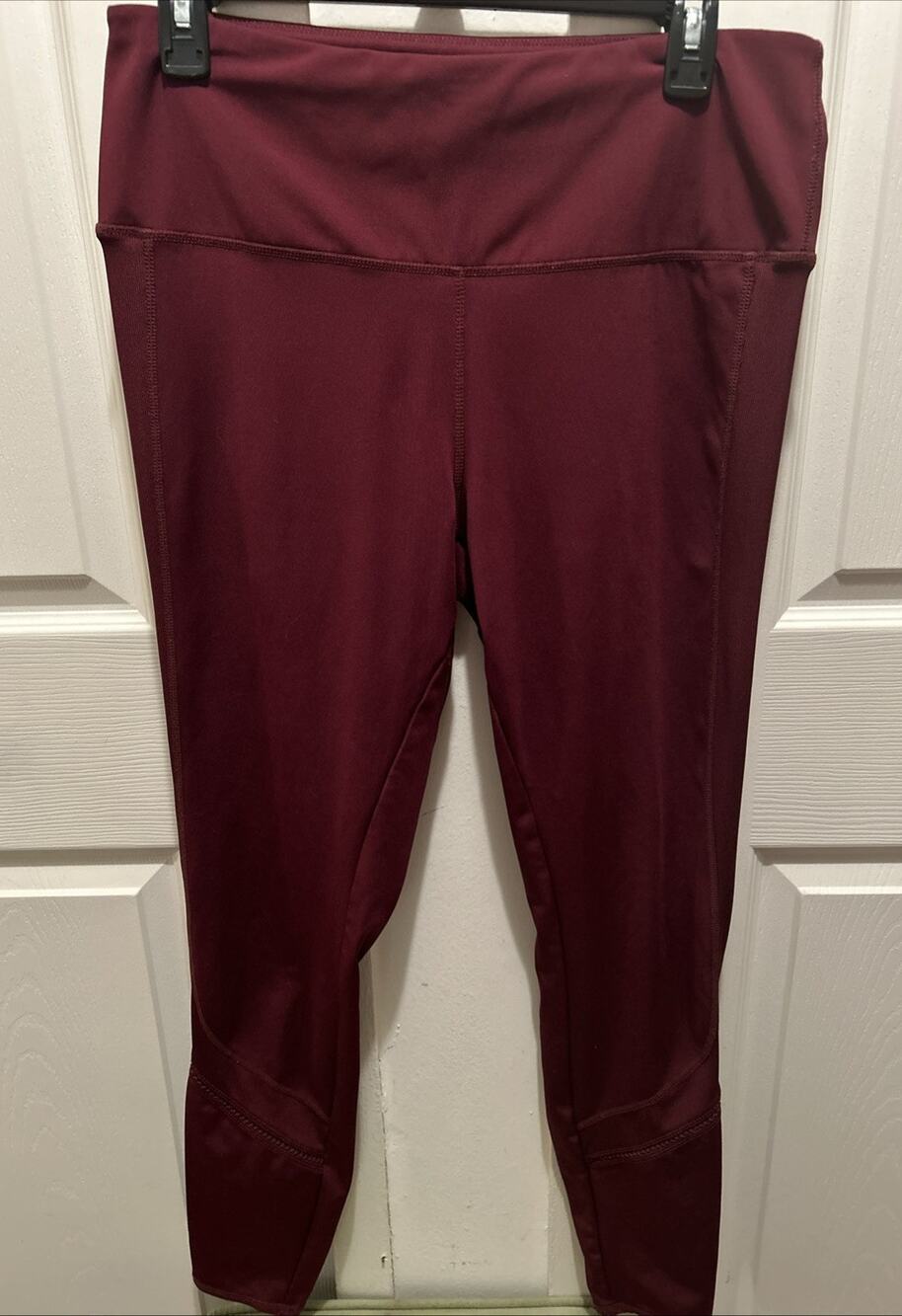 Tangerine Women's XL High Waist Tummy Control Active Rib Trim Leggings